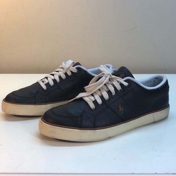 Polo by RL Brown Leather Shoes Tan Pony Size 11 - Picture 3 of 9